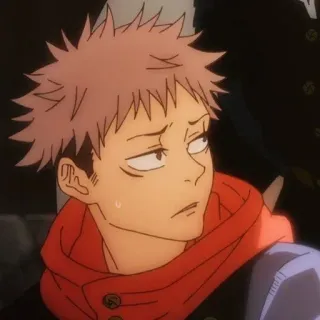 ➿ dd0a6ba4 Yuji Itadori Jujutsu Kaisen anime, manga, jujutsu kaisen, yuji itadori telegram sticker