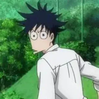 ➿ fa64bff3 anime, cartoon, shocked, character telegram sticker