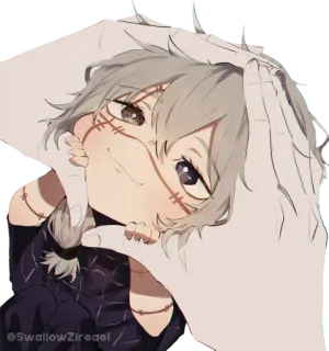 👀 605d8c46 @SwallowZireael Anime, Imut, Fanart, Karakter, Seni digital, Ilustrasi telegram sticker