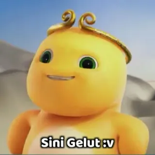 😉 1702091b Sini Gelut :v Kreskówka, Postać, Animacja telegram sticker