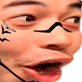 😮 0415dcf5 cara, meme, impactado, Twitch, Pogchamp whatsapp sticker