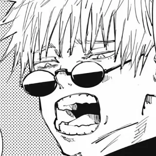 😒 126c9af6 Satoru Gojo Jujutsu Kaisen Anime, Manga, Gojo, Satoru, Personaje, Hechicero whatsapp sticker