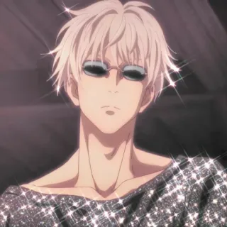 ✨ 808e989a Satoru Gojo Jujutsu Kaisen 动漫, 五条悟, 太阳镜, 闪耀, 咒术回战 whatsapp sticker