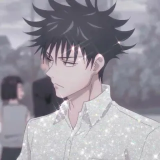 ✨ d71e2fd8 Megumi Fushiguro Jujutsu Kaisen 动漫, 漫画, 咒术回战, 伏黑惠, 角色, 动画 whatsapp sticker