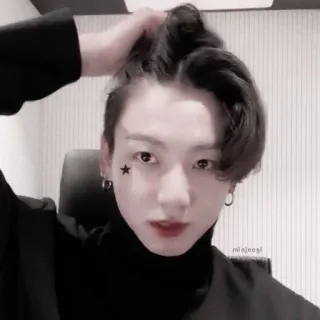 🐰 dd59eb8a miajeosi persona, uomo, ritratto, stella, estetico, kpop, maschio, faccia telegram sticker