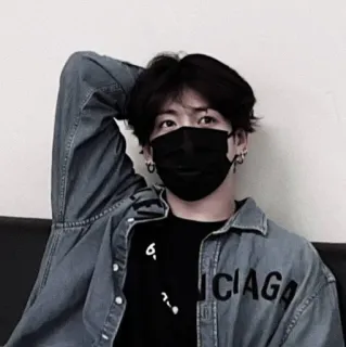 🐰 f1062a3f CIAGA persona, maschera, abbigliamento, k-pop, coreano, uomo telegram sticker