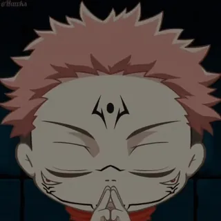 😈 6218aa03 Sukuna Jujutsu Kaisen Anime, Manga, Jujutsu Kaisen, Sukuna, Chibi telegram sticker