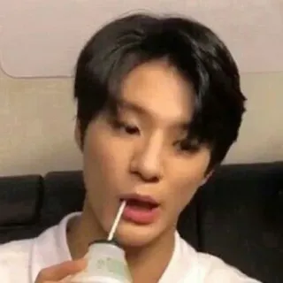 🤟 172a902d korean, man, drinking, person, portrait, beverage whatsapp sticker