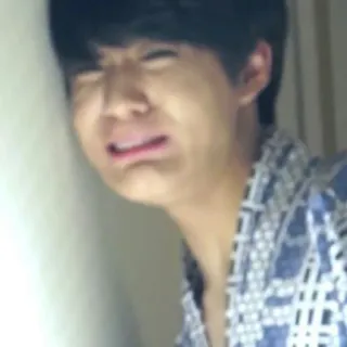 🤟 b166b37f crying, upset, sad, distressed, man, asian whatsapp sticker