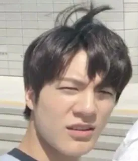 🤟 f5287ba4 face, expression, portrait, person, man, korean whatsapp sticker