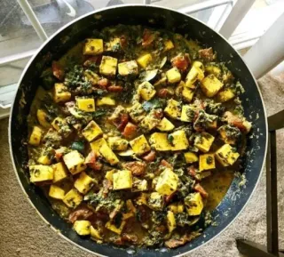 🍲 75fb76c6 파니르, 인도 음식, 팔락 파니르, 음식, 요리, 요리 telegram sticker