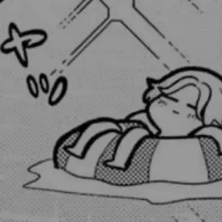 🎵 5650ab61 Chibi, schlafend, Pool, Entspannung, Anime, Manga, niedlich, kawaii telegram sticker