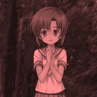 👹 9a8c6815 Anime, Ragazza, Uniforme scolastica, Sorridendo, Manga, Personaggio telegram sticker