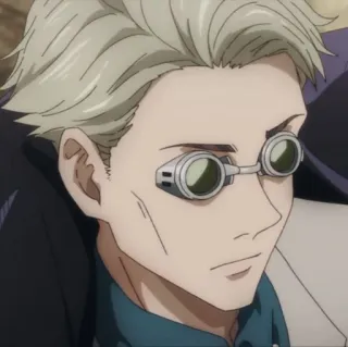 🕶 4d0b6ee9 Kento Nanami Jujutsu Kaisen 动漫, 咒术回战, 七海建人, 七海, 角色, 漫画 whatsapp sticker