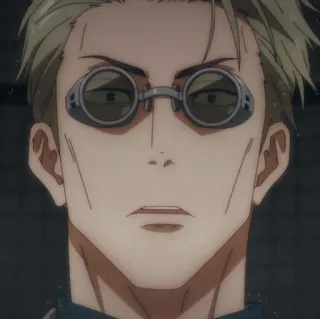 🕶 7695e62f Kento Nanami Jujutsu Kaisen 动漫, 漫画, 角色, 严肃, 七海, 咒术回战 whatsapp sticker