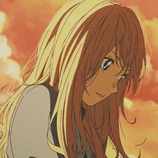 🩰 e7c8cb8e fille anime, anime, personnage, fille, art telegram sticker