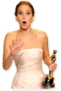 Jennifer Lawrence telegram stickers