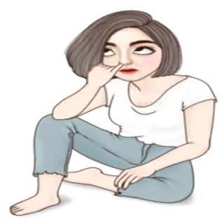 Yuri sexy girl telegram stickers