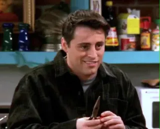 😏 5abf330c Joey Tribbiani Friends Serial TV, Joey Tribbiani, Postać, Aktor, Przyjaciele, Sitcom telegram sticker