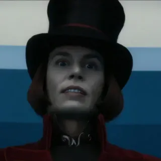 🎩 0eb56f90 Willy Wonka Wonka 威利·旺卡, 旺卡, 电影, 角色, 巧克力, 糖果 whatsapp sticker