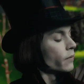 🎩 21a97f0c Willy Wonka Charlie and the Chocolate Factory 威利·旺卡, 角色, 巧克力, 工厂, 书, 电影 whatsapp sticker