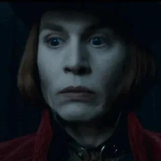 🎩 2decb76b Willy Wonka Charlie and the Chocolate Factory 威利·旺卡, 约翰尼·德普, 巧克力, 工厂, 电影 whatsapp sticker