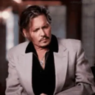 😏 7b62d2ea Johnny Depp actor, celebrity, person, movie star telegram sticker