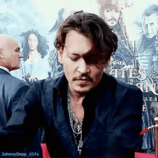 Johnny Depp @stickersb2b telegram stickers