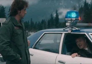 🩸 9e0bcc95 Rambo police, movie, police car, Rambo, officer telegram sticker