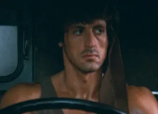 🩸 cc491a94 Rambo Rambo, Sylvester Stallone, movie, action, soldier telegram sticker