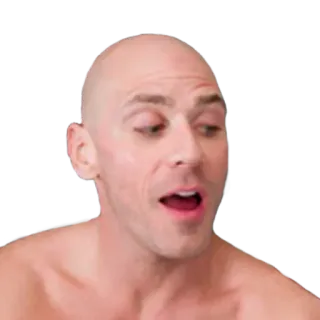 👦 d01d2b69 Johnny Sins adulte, acteur, chauve, homme whatsapp sticker