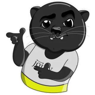 👉 1ffa1389 JoiTV cartoon, personage, dier, illustratie telegram sticker