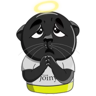 😇 54a1e9ab JOINY cartoon, dier, sticker, kat, schattig telegram sticker