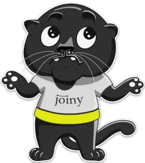 😒 79c51723 joiny Cartoon, Panter, Dier, Sticker, Schattig, Mascotte telegram sticker