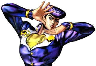 😎 280c3bab Josuke Higashikata JoJo's Bizarre Adventure anime, manga, jojo, josuke, higashikata whatsapp sticker