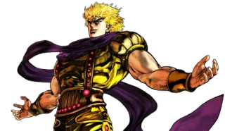 👹 5e7130d8 Dio Brando JoJo's Bizarre Adventure anime, manga, Dio Brando, JoJo's Bizarre Adventure, villain whatsapp sticker