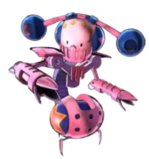 😑 6caffd60 robot, android, pink, machine, automaton whatsapp sticker