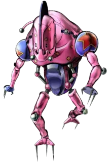 😑 de8a53b7 robot, pink, stars, android, machine whatsapp sticker