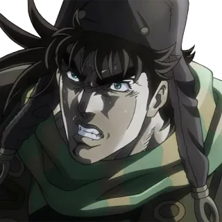 😡 3b01f616 Joseph Joestar JoJo's Bizarre Adventure anime, jojo, joseph joestar, character, meme, expression telegram sticker