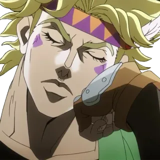 😔 4c23fb5e Caesar Anthonio Zeppeli JoJo's Bizarre Adventure anime, manga, character, Caesar Anthonio Zeppeli, JoJo's Bizarre Adventure telegram sticker