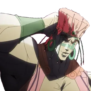 ☺️ 892b74b7 Caesar Anthonio Zeppeli JoJo's Bizarre Adventure anime, manga, sticker, Caesar, Zeppeli, JoJo telegram sticker