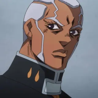 🌊 0121184e Enrico Pucci JoJo's Bizarre Adventure 엔리코 푸치, 애니메이션, 죠죠의 기묘한 모험, 캐릭터, 악당 telegram sticker