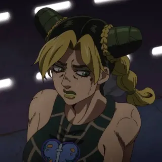 🌊 119e4a0a Jolyne Cujoh JoJo's Bizarre Adventure 애니메이션, 만화, 죠죠의 기묘한 모험, 쿠죠 죠린, 스톤 오션, 캐릭터 telegram sticker