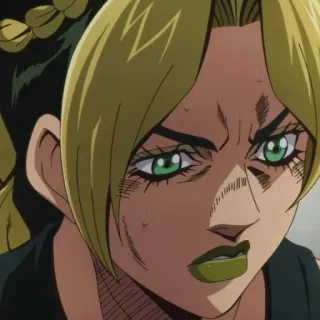 🌊 18a77229 Jolyne Cujoh JoJo's Bizarre Adventure 죠린 쿠죠, 죠죠의 기묘한 모험, 애니메이션, 만화, 캐릭터, 일러스트 telegram sticker