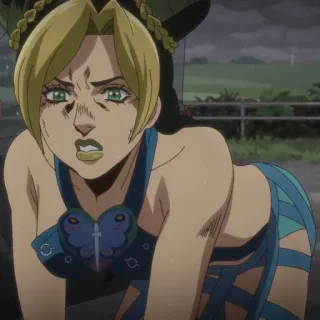 🌊 2dd0e99e Jolyne Cujoh JoJo's Bizarre Adventure 애니메이션, 죠죠, 죠린, 캐릭터, 만화, 스톤 오션 telegram sticker