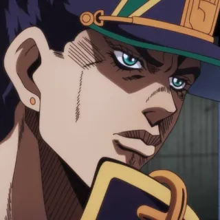 🌊 3db3eb67 Jotaro Kujo JoJo's Bizarre Adventure 애니메이션, 죠타로 쿠죠, 죠죠의 기묘한 모험, 만화, 캐릭터, 팬아트 telegram sticker