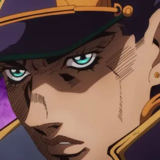 🌊 3f5e1247 Jotaro Kujo JoJo's Bizarre Adventure 죠죠의 기묘한 모험, 죠타로, 애니메이션, 캐릭터, 만화 telegram sticker
