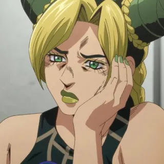 🌊 8447f386 Jolyne Cujoh JoJo's Bizarre Adventure 애니메이션, 죠죠의 기묘한 모험, 쿠죠 죠린, 스톤 오션, 만화 telegram sticker