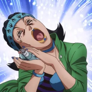 JoJo Part 6: Stone Ocean @StickersofAnime telegram stickers