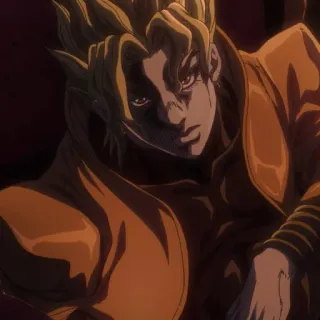 🌊 9e827d99 Dio Brando JoJo's Bizarre Adventure 애니메이션, 만화, 죠죠, 디오 브란도 telegram sticker